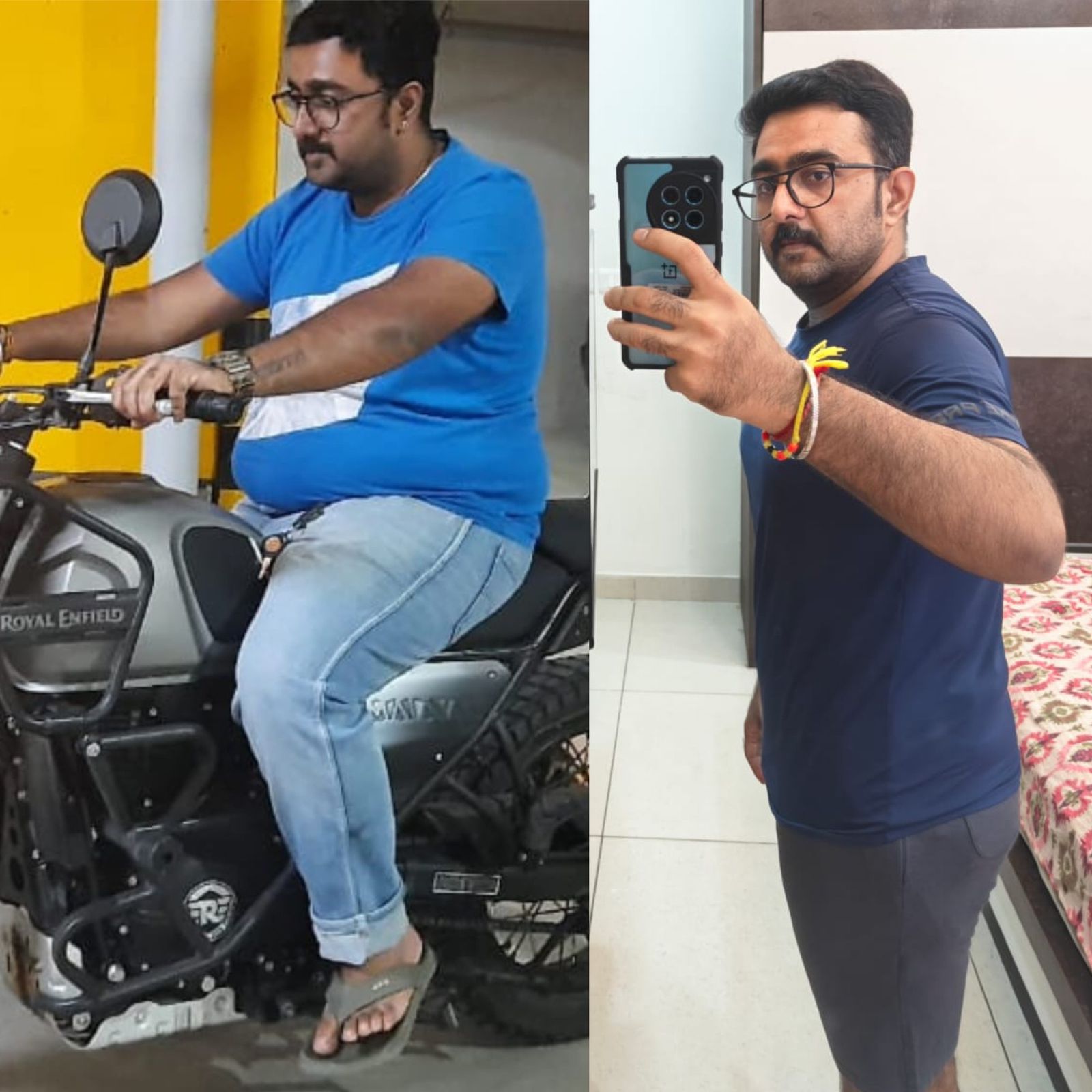 Vaibhav before and after transformation